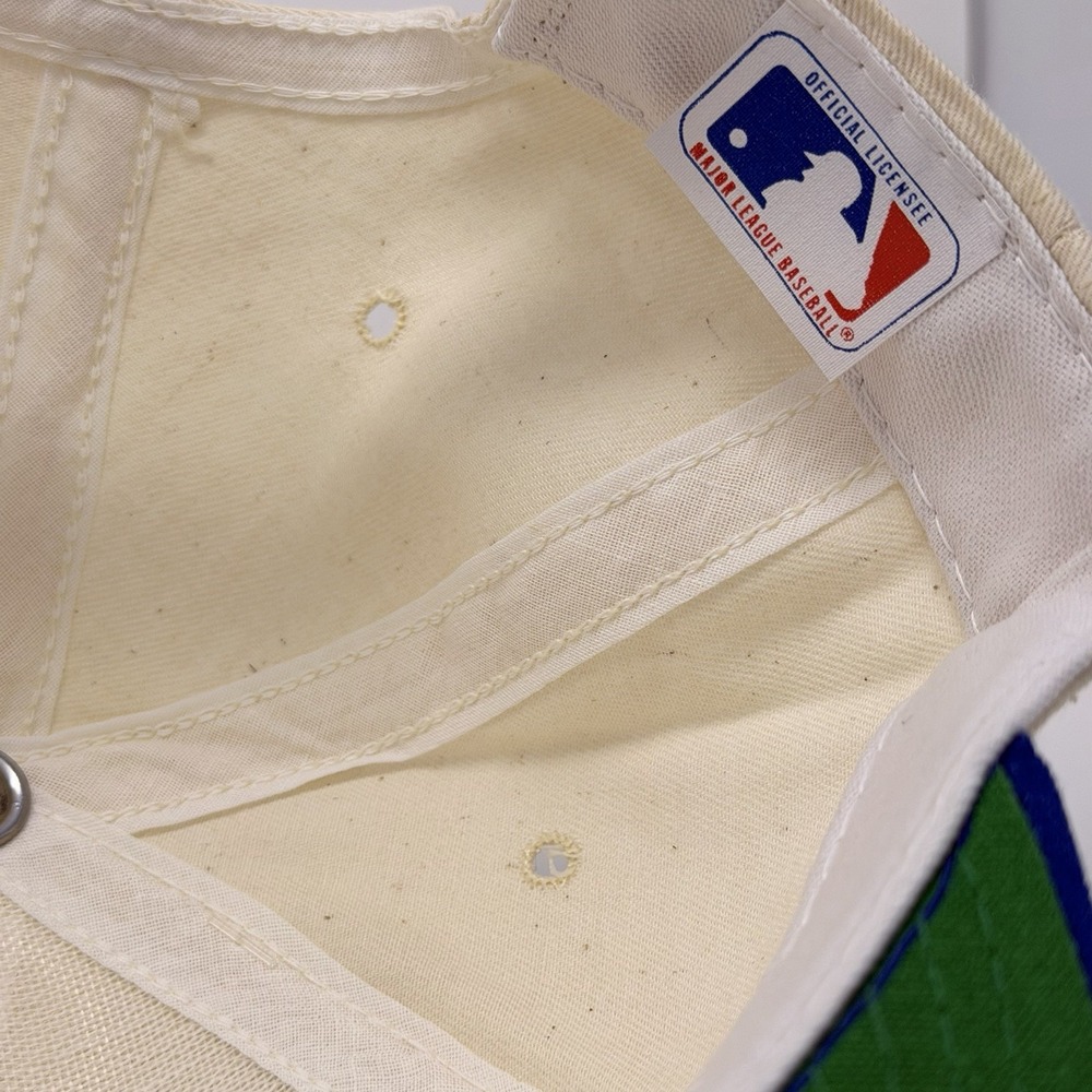 Vintage 1991 Chicago Cubs Snapback Hat The Game Cream Blue NWT Limited‎ - Picture 10 of 16